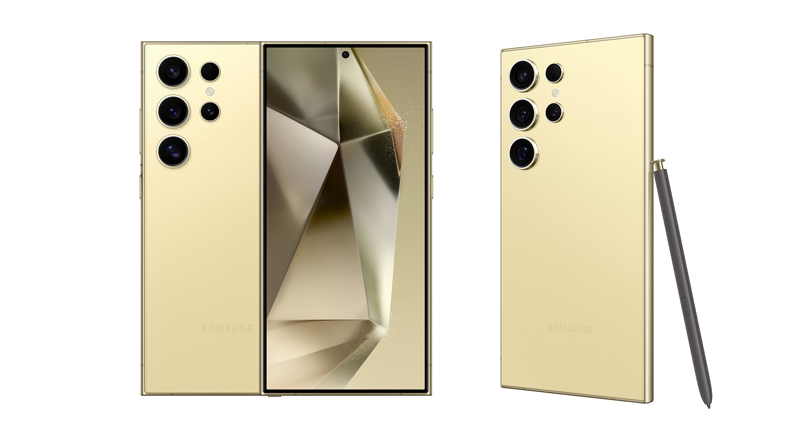 Harga Samsung Galaxy S24 Ultra warna Titanium Yellow ini di Samsung Indonesia