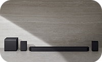 LS51H next to woman in bedroom