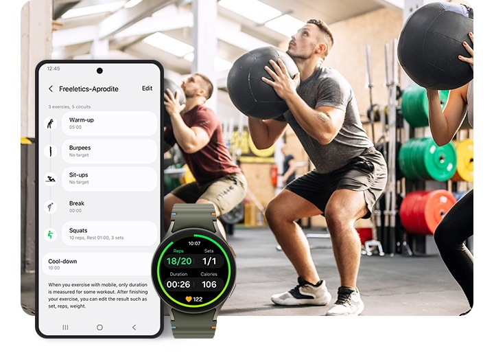 Galaxy watch workout app on sale