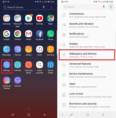 How do I change the theme on my Galaxy device? | Samsung Ireland