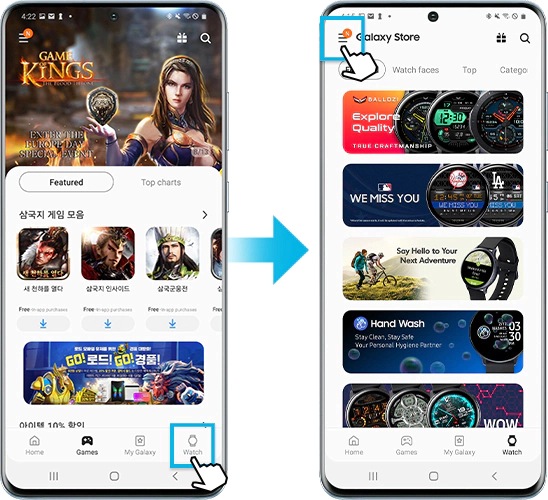 galaxy watch active apps
