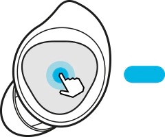 How to use call features on the Galaxy Buds Samsung IE