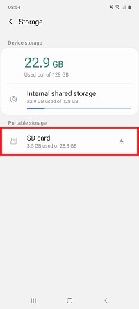 how to format sd card on samsung