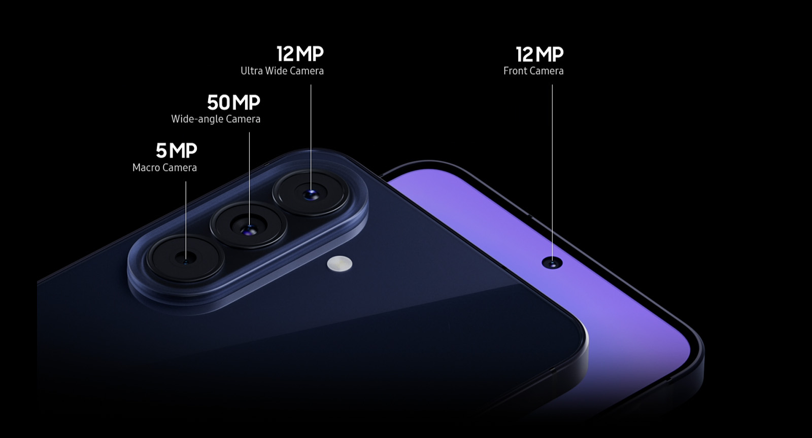 Samsung galaxy a57 5g trojna kamera 50 mp ois 12 mp ultraširoka in 5 mp makro