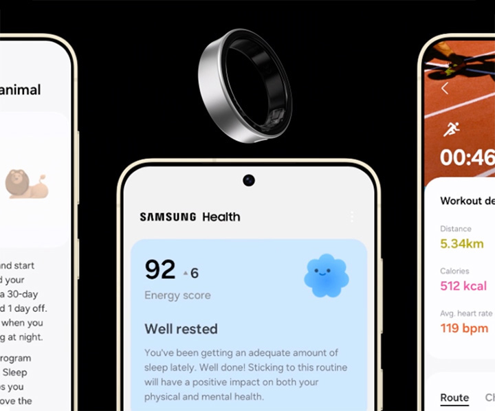 Galaxy Ring Titanium-Gold| Smart Fitness Tracker Ring Samsung India