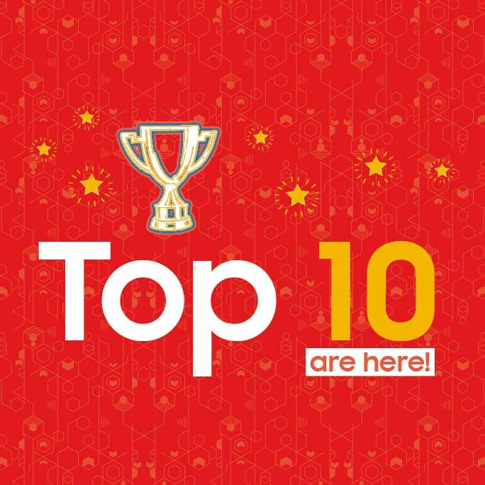 Top 10 are here!