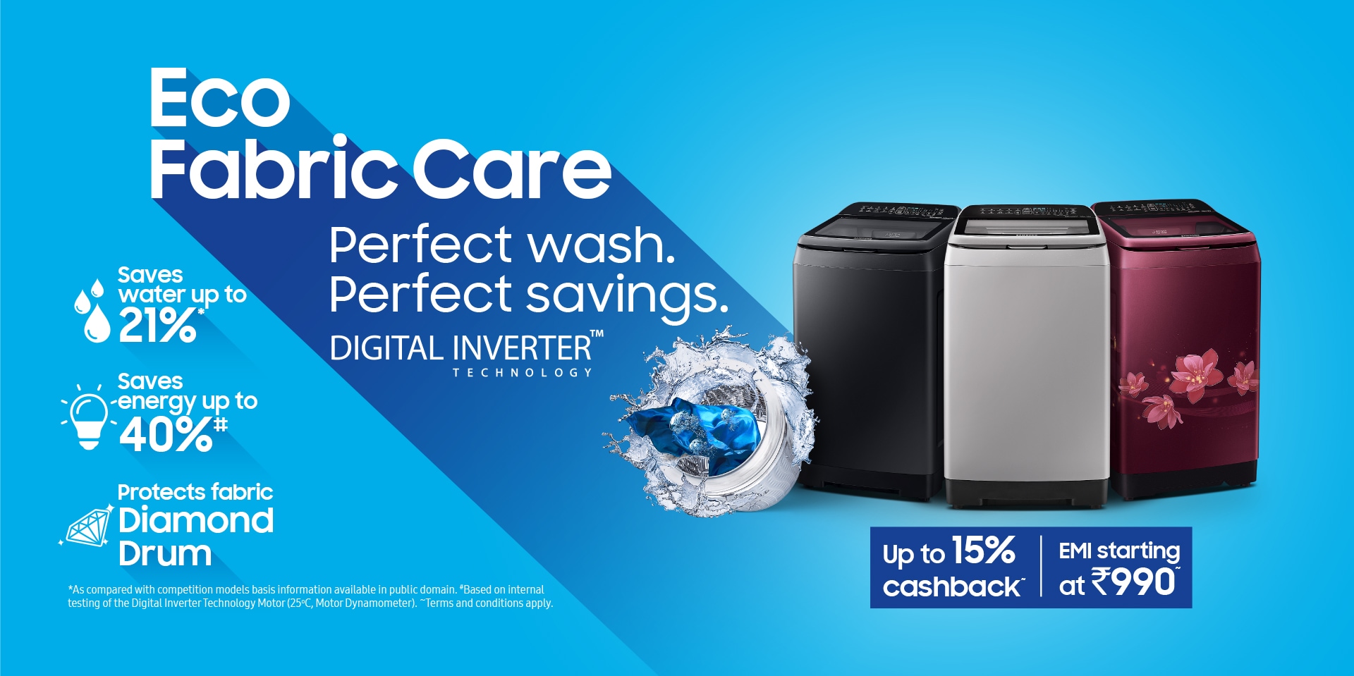 Samsung Fully-Automatic Top Loading Washing Machines