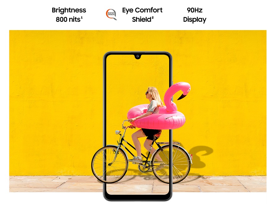 Galaxy A32 - FHD+ Super AMOLED Display Galaxy A32 - FHD+ Super AMOLED Display