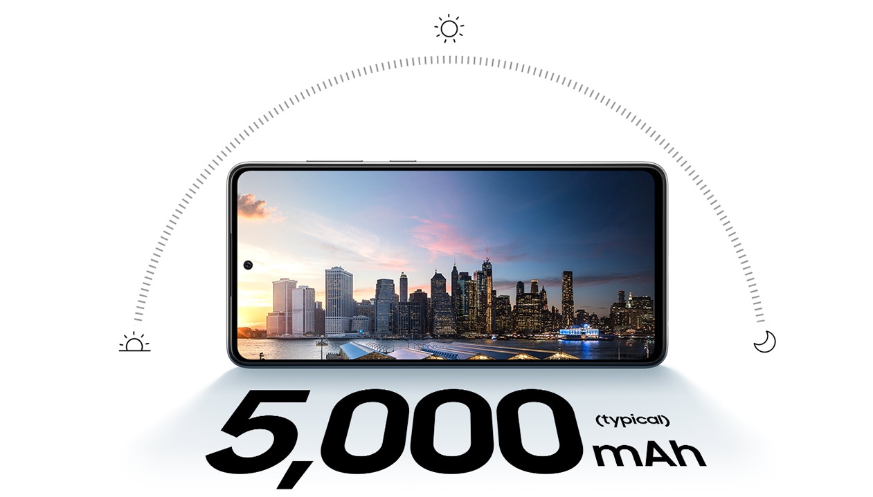 Galaxy A72 - 5,000 mAh Battery Galaxy A72 - 5,000 mAh Battery