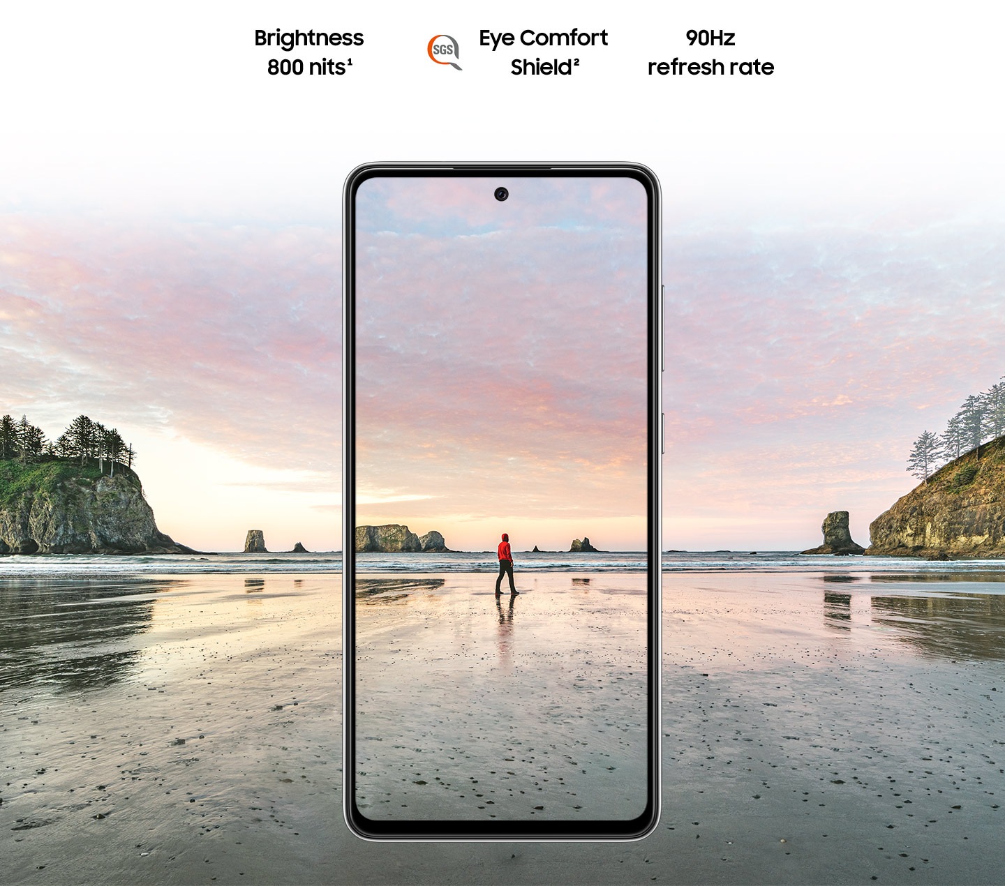 Galaxy A72 - 90Hz sAMOLED Display Galaxy A72 - 90Hz sAMOLED Display