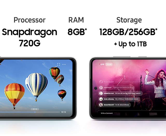 galaxy a70s processor