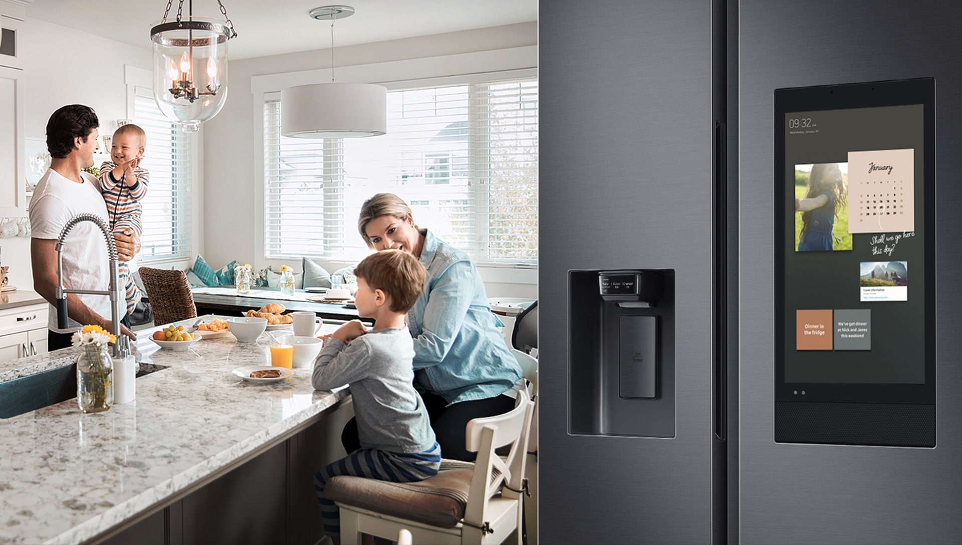 Samsung Family Hub Refrigerators with SpaceMax Technology