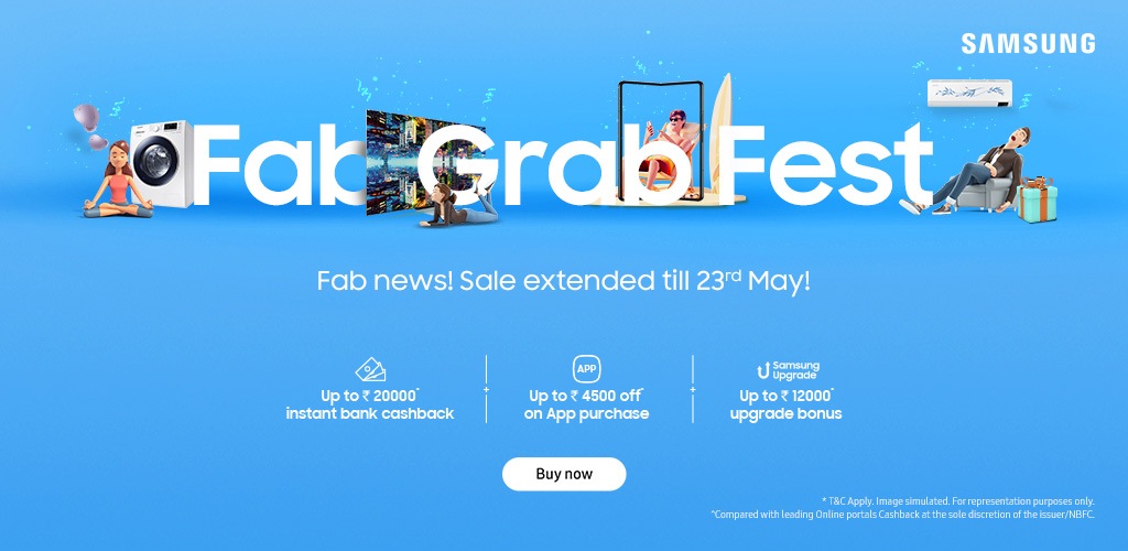 Samsung Fab Grab Fest Sale