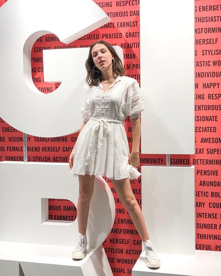 Millie Bobby Brown Wore Louis Vuitton To The Samsung Galaxy Unpacked After  Party
