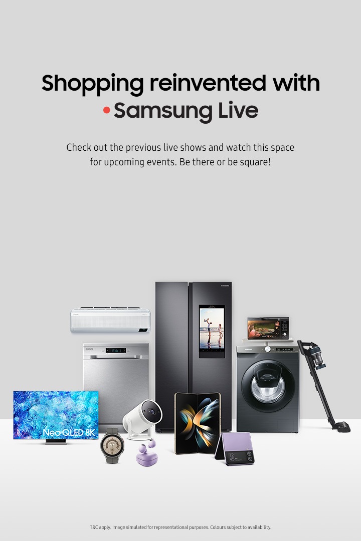 Samsung Live - Live Shopping | Samsung India