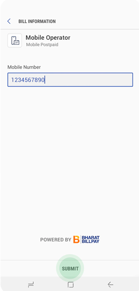 Bill Payments using Samsung Pay - Step 3 How to use Mobile Wallet on Samsung Pay
