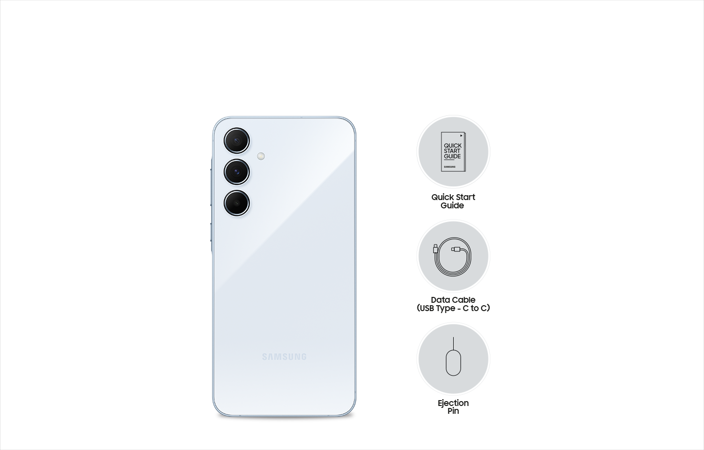 Galaxy A55 5G 128GB - Awesome Iceblue