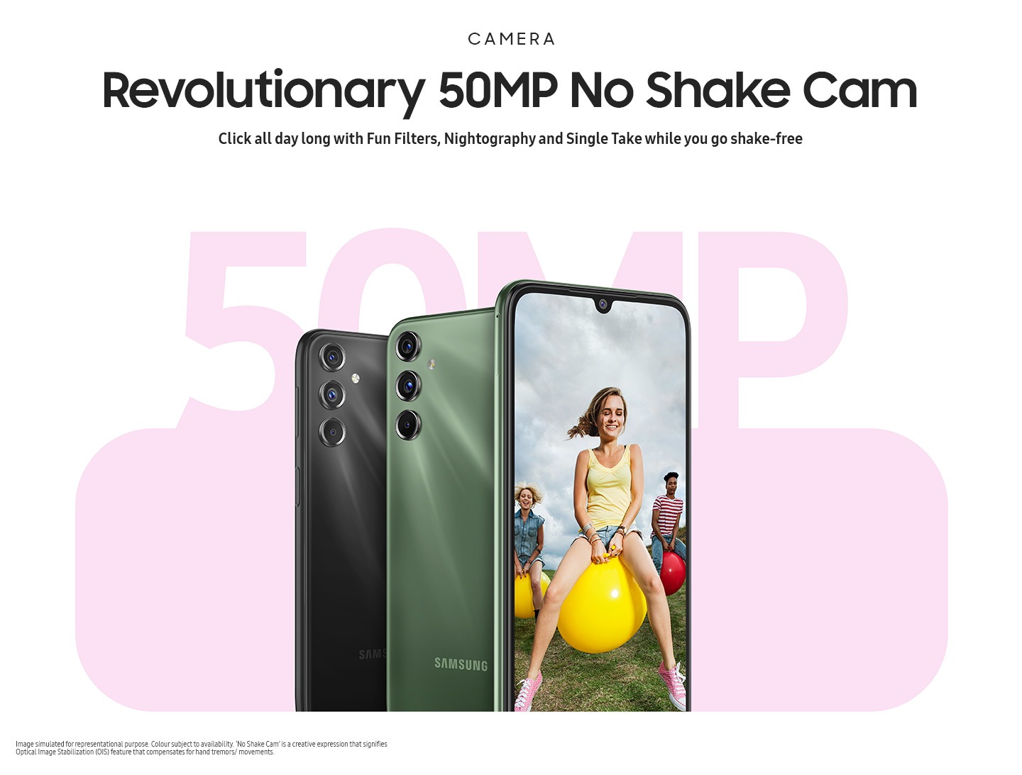 Revolutionary 50MP No Shake Cam