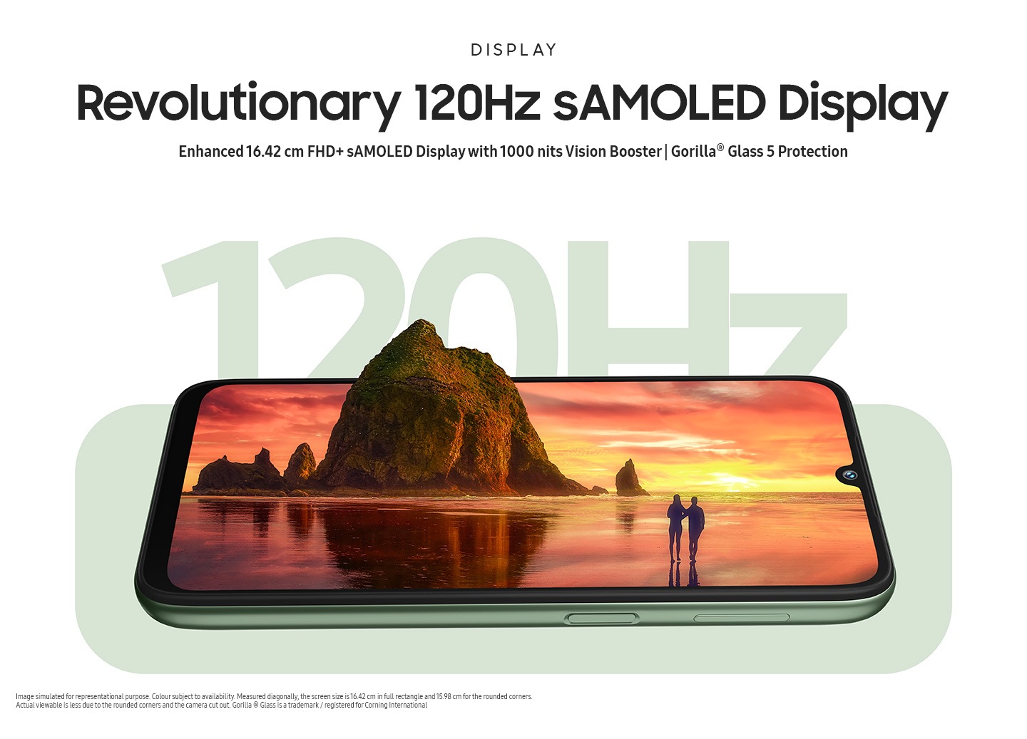 Revolutionary 120 Hz sAMOLED Display
