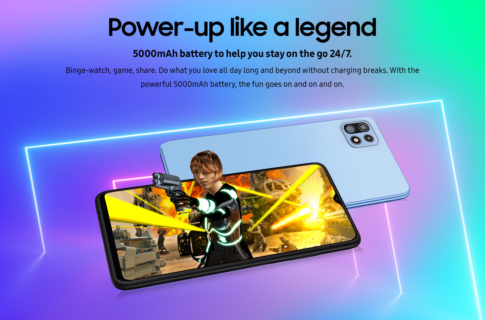 Galaxy F42 5G - 5,000mAh Battery