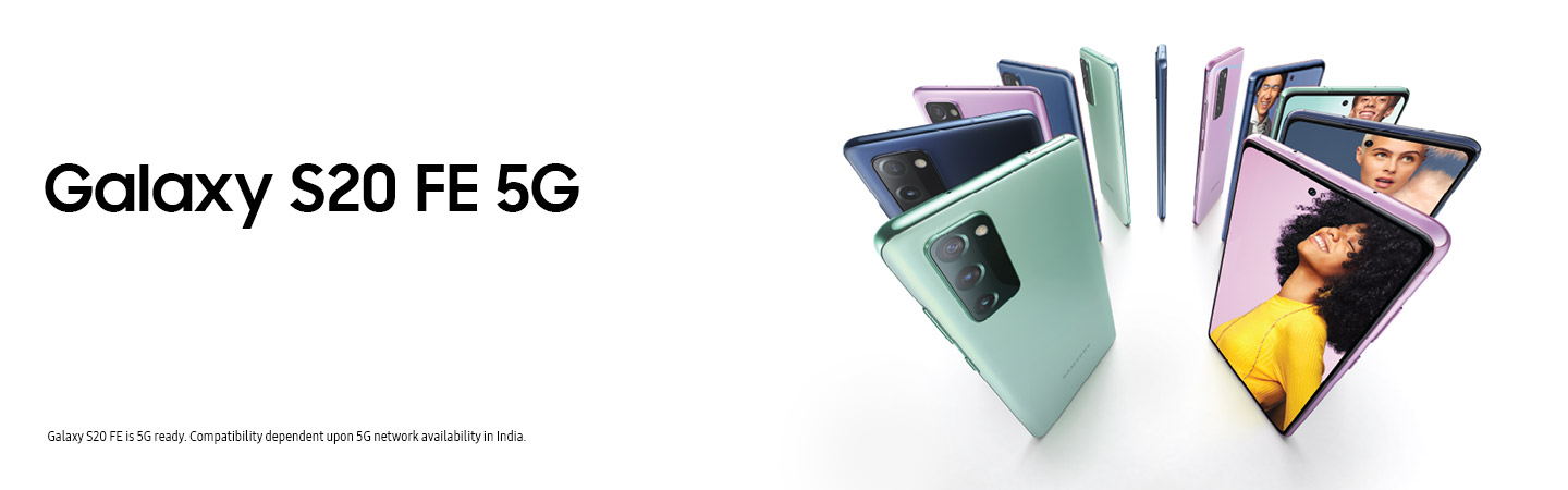 Samsung Galaxy S20 FE 5G (Cloud Lavender, 8GB RAM, 128GB Storage