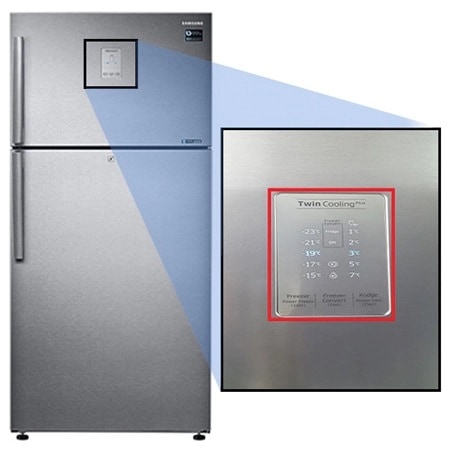 samsung digital inverter fridge cooling setting