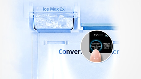 What is Power Freeze feature in Samsung Convertible Refrigerators ...