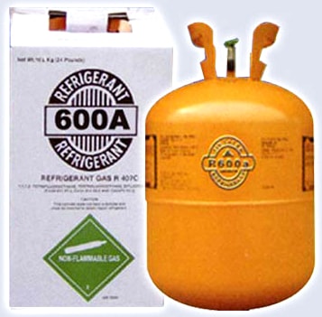 Refrigerant R600a Gas - Freeze Refrigerant