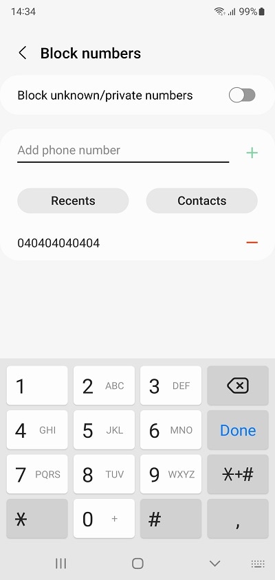 How to Block and Unblock numbers from calling me on my Galaxy Device