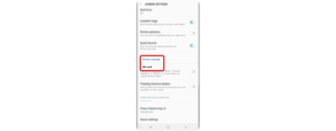 How to change device memory to sd card in samsung How To Change The Default Storage Location Of Images And Videos In S9 S9 Samsung India