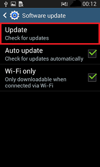 software update samsung