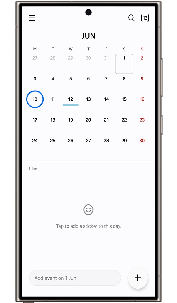 How to create a shared calendar in Samsung Galaxy devices Samsung India