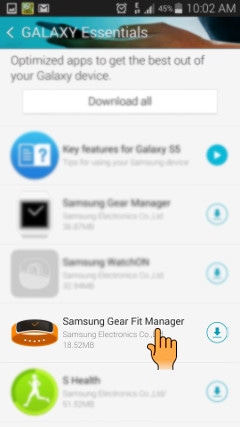 samsung gear fit manager indir