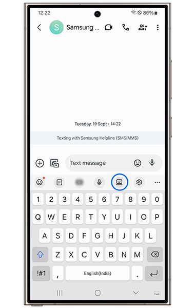 How to enable & customise the Samsung Keyboard toolbar | Samsung India