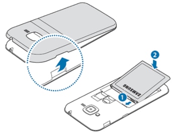 How To Insert Battery In Samsung Galaxy J2 16 Sm J210f Samsung India