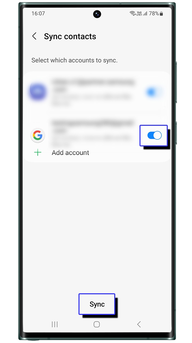 How to sync your contacts on a Galaxy phone to your Google account ...