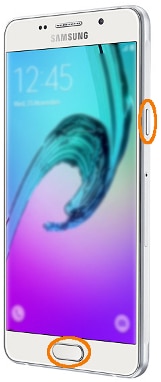 to take a Screenshot in Samsung A5-2016(SM-A510FD)? | Samsung
