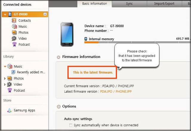 samsung kies unsupported device alert