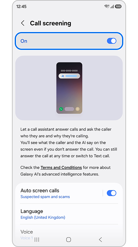 Samsung feature lets the AI Assistant take calls while you’re busy
