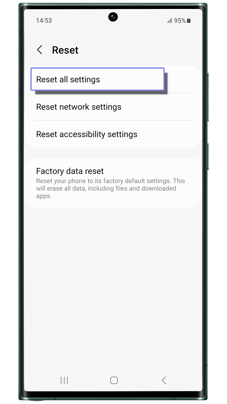 How to reset Samsung galaxy devices? Samsung India