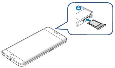 How to install the SIM card in Samsung Galaxy S6 Edge(SM-G925I ...