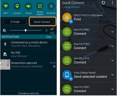 samsung quick connect app any phone