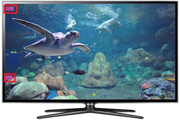 TV blue