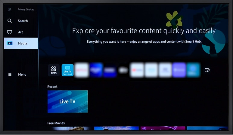 Enlarge the screen and text on your Samsung Smart TV