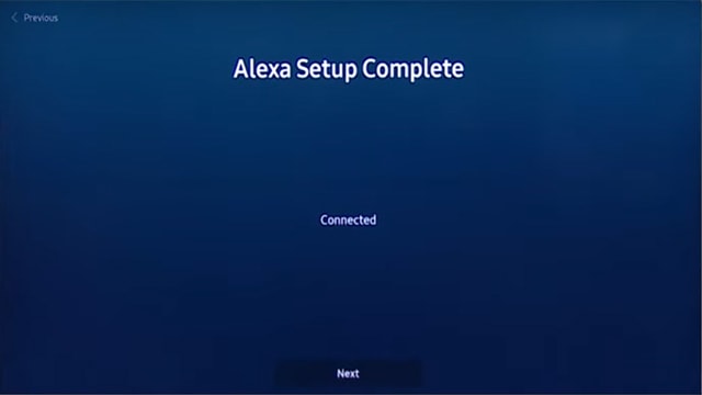 Samsung store alexa setup