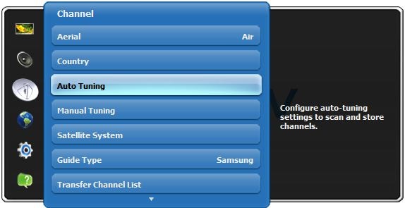 What is “Auto Tuning” in Samsung TV's?