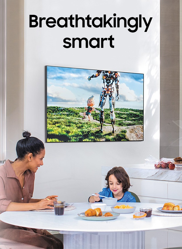 QLED 4K Smart TV - Breathtakingly Smart