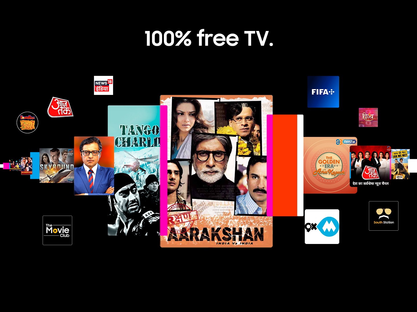 100% free TV