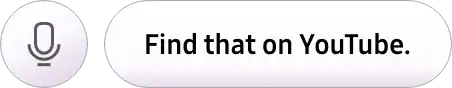 Speech bubble reads Find that on YouTube.