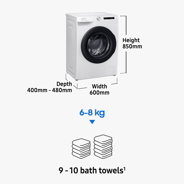 Quali sono le misure e dimensioni tipiche di un'asciugatrice? 